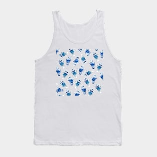 Cloudy Hands Pattern Tank Top